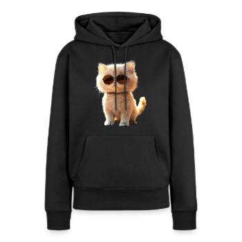 Perserkatze Perser Katze Persian Cat Süße Katzen - Frauen Premium Bio Hoodie - Schwarz - Vorne - Julia (174cm)
