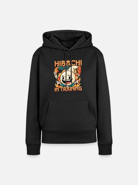 Hibachi Master In Training - Frauen Premium Bio Hoodie - Schwarz