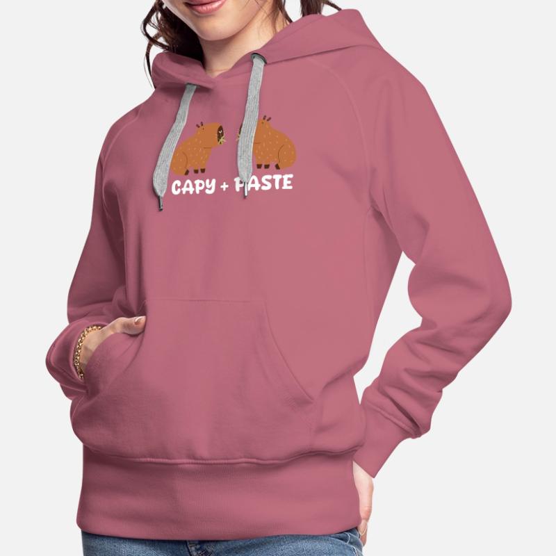 Programmeur Wombat Software Ordinateur PC Sweat à capuche Premium bio Femme