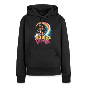 Wakeboarding Wakeboard Wakeboarder - Women’s Premium Organic Hoodie - black - Front - Julia (174cm)