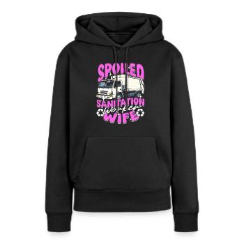 Garbage Man Garbage Truck Garbage Woman - Women’s Premium Organic Hoodie - black - Front - Julia (174cm)