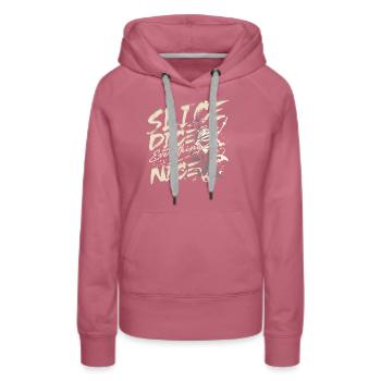 Kendo Japanische Kampfsportarten - Frauen Premium Bio Hoodie - Malve - Vorne - Isabella (175cm)