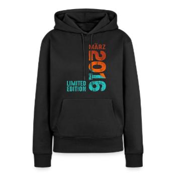 Legendär Seit März 2016 Geburtstag Geschenk - Frauen Premium Bio Hoodie - Schwarz - Vorne - Julia (174cm)