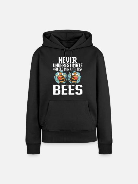 Beekeeping Bees Beekeeper - Frauen Premium Bio Hoodie - Schwarz
