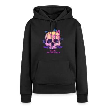Dark Romance Fatal Attraction - Women’s Premium Organic Hoodie - black - Front - Julia (174cm)