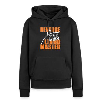 Reverse Limbo Master Stabhochsprung Stabspringen - Frauen Premium Bio Hoodie - Schwarz - Vorne - Julia (174cm)