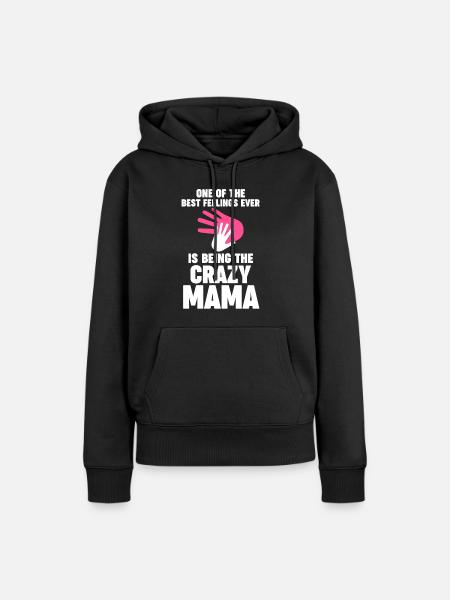 Mama Oma Oma Geschenk - Frauen Premium Bio Hoodie - Schwarz