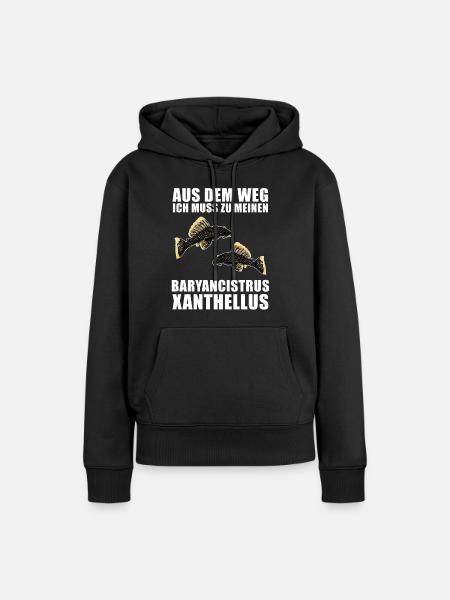 Fish Baryancistrus Xanthellus Fisher Geschenk - Frauen Premium Bio Hoodie - Schwarz