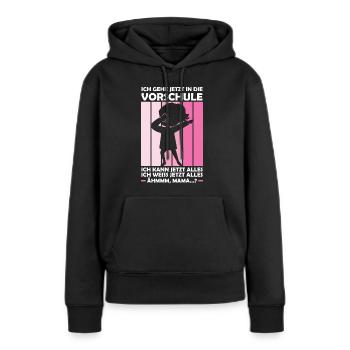 Vorschule Dabbing Vorschüler Geschenk - Frauen Premium Bio Hoodie - Schwarz - Vorne - Julia (174cm)