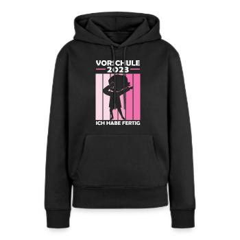 Vorschule 2023 Dabbing Vorschüler Geschenk - Frauen Premium Bio Hoodie - Schwarz - Vorne - Julia (174cm)