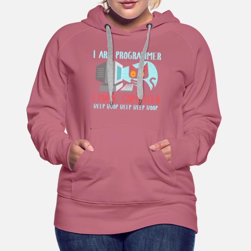 Programmierer Coder Frauen Premium Bio Hoodie