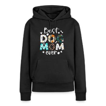 Hundebesitzerin Hundehalterin Damen Hundeliebhaber - Frauen Premium Bio Hoodie - Schwarz - Vorne - Julia (174cm)