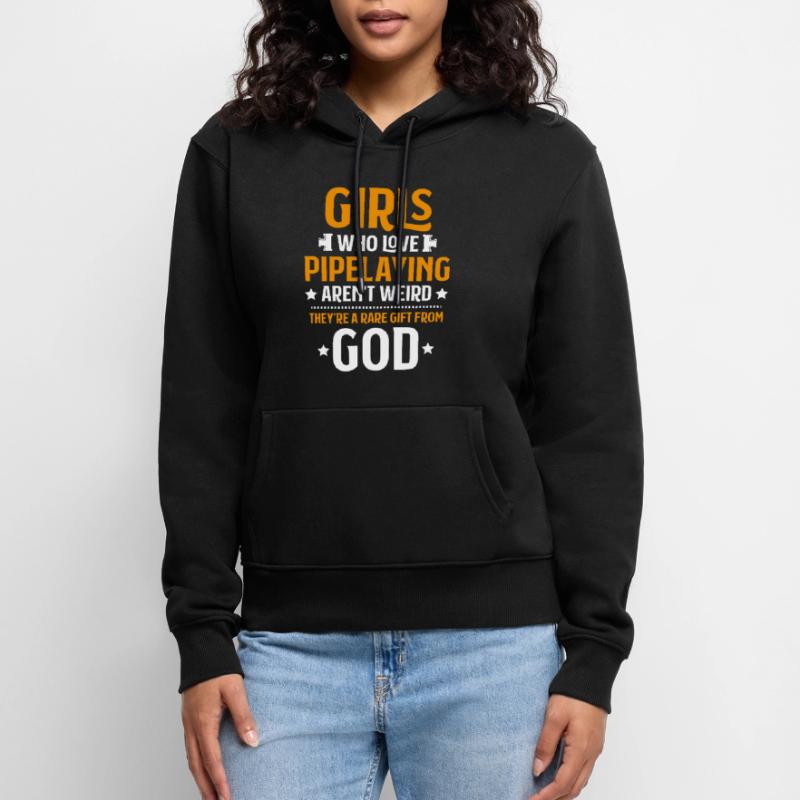 Pipeline Constructor Pipeline Construction Pipelayer Women’s Premium Organic Hoodie