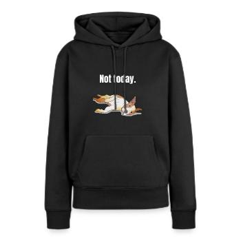 American Staffordshire Terrier Stafford Geschenk - Frauen Premium Bio Hoodie - Schwarz - Vorne - Julia (174cm)