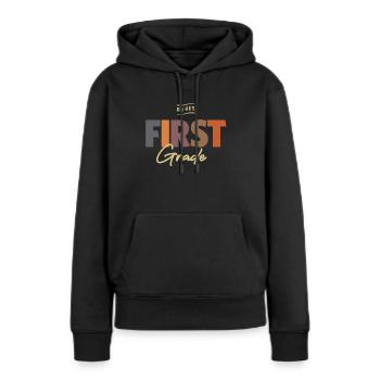 Oh Hey First Grade, Back To School - Women’s Premium Organic Hoodie - black - Front - Julia (174cm)