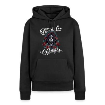 Dia de Muerto's La Catrina Day of the Dead in Mexico - Women’s Premium Organic Hoodie - black - Front - Julia (174cm)