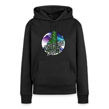 Cannabis Northern Lights - Women’s Premium Organic Hoodie - black - Front - Julia (174cm)