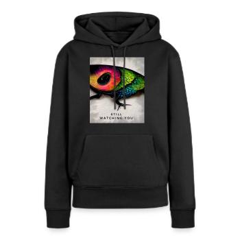 Ein interessantes Thema wie aus Filmen für Liebhaber der Angst - Frauen Premium Bio Hoodie - Schwarz - Vorne - Julia (174cm)