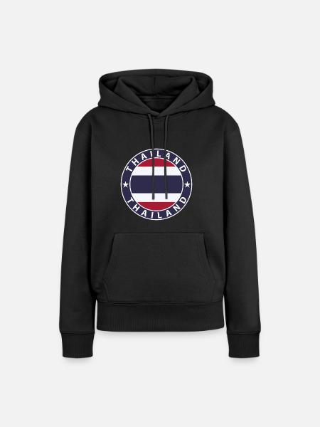 Thailand - Vrouwen Premium Bio hoodie - zwart