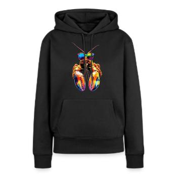 Hummer Krebstiere Großkrebs Lobster Süßer Hummer - Frauen Premium Bio Hoodie - Schwarz - Vorne - Julia (174cm)
