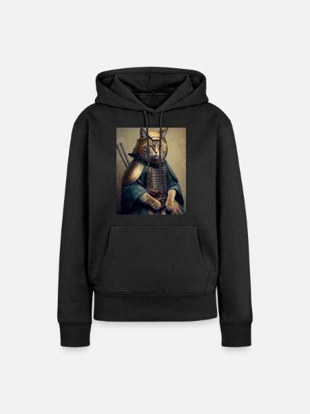 Chatmurai 15 - Frauen Premium Bio Hoodie - Schwarz