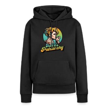 Emancipation Feminism Feminist Women's Power Tee - Women’s Premium Organic Hoodie - black - Front - Julia (174cm)