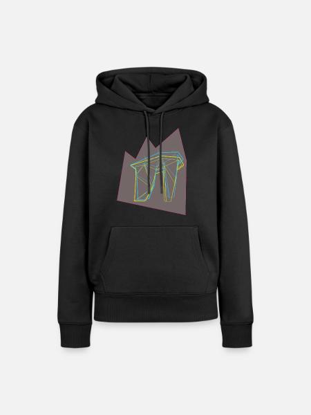 ötzi test - Frauen Premium Bio Hoodie - Schwarz