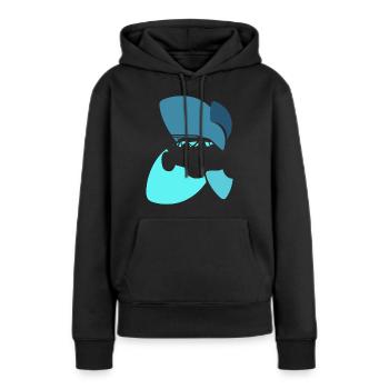 Auto Flitzer Motorsport - Frauen Premium Bio Hoodie - Schwarz - Vorne - Julia (174cm)