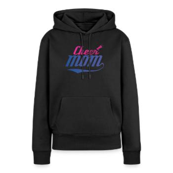 Cheer Mom Design Für Cheerleader Cheer - Frauen Premium Bio Hoodie - Schwarz - Vorne - Julia (174cm)