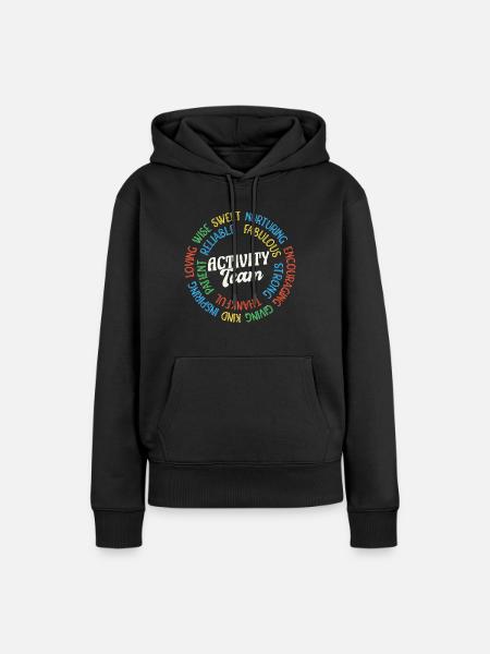 Activity Squad Activity Director - Frauen Premium Bio Hoodie - Schwarz