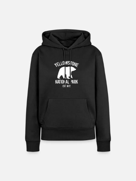 Yellowstone Dutton Ranch - Frauen Premium Bio Hoodie - Schwarz