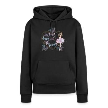 Danseuse de ballet ballerine danseuse de ballet - Sweat à capuche Premium bio Femme - noir - Devant - Julia (174cm)