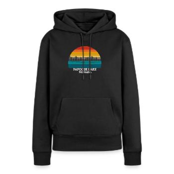 Papoose Lake Nevada - Frauen Premium Bio Hoodie - Schwarz - Vorne - Julia (174cm)