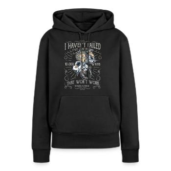 Verrueckter Wissenschaftler mad scientist - Frauen Premium Bio Hoodie - Schwarz - Vorne - Julia (174cm)