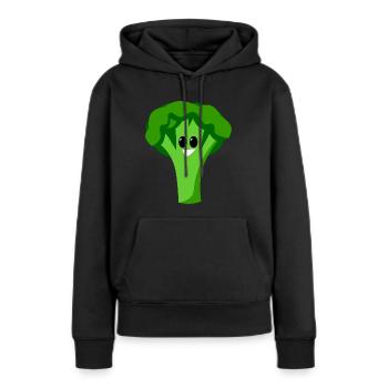 broccoli brokkoli veggie gemuese vegetables11 - Frauen Premium Bio Hoodie - Schwarz - Vorne - Julia (174cm)