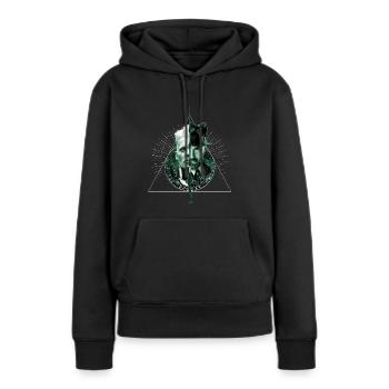 Phantastische Tierwesen Heiligtümer des Todes - Frauen Premium Bio Hoodie - Schwarz - Vorne - Julia (174cm)