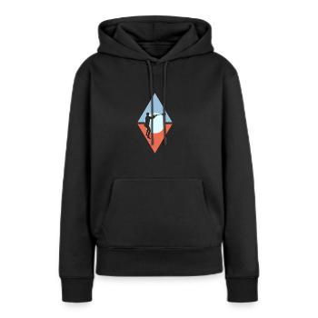 Lacrosse Lacrosse Raquette Intercrosse - Sweat à capuche Premium bio Femme - noir - Devant - Julia (174cm)