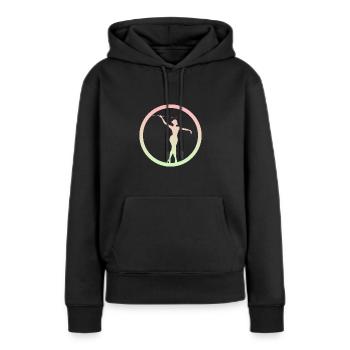 Dancing Baton Twirling Twirling - Women’s Premium Organic Hoodie - black - Front - Julia (174cm)