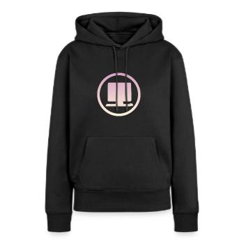 Computer Online Gamer - Frauen Premium Bio Hoodie - Schwarz - Vorne - Julia (174cm)