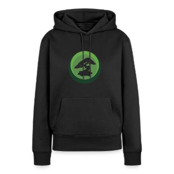 Trees Bonsai Tree - Women’s Premium Organic Hoodie - black - Front - Julia (174cm)