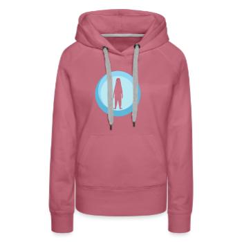 Kryptozoologie Mythisch Fabelwesen - Frauen Premium Bio Hoodie - Malve - Vorne - Isabella (175cm)