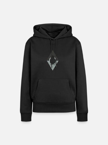 Wellensittich Vogel Abbildung Vogel Abbildung - Dame Premium hoodie, økologisk bomuld - sort