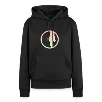 Kletterer Klettern Klettern - Frauen Premium Bio Hoodie - Schwarz - Vorne - Julia (174cm)
