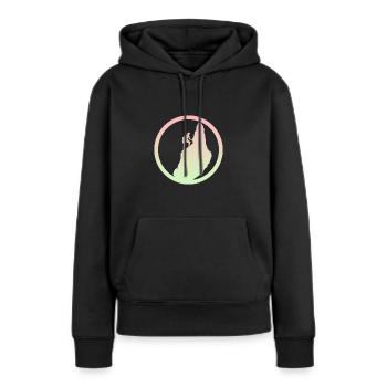Climbing Wall Summit Climbing - Women’s Premium Organic Hoodie - black - Front - Julia (174cm)