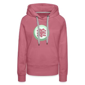 Kryptowährung Kryptowährung Cryptowährung - Frauen Premium Bio Hoodie - Malve - Vorne - Isabella (175cm)