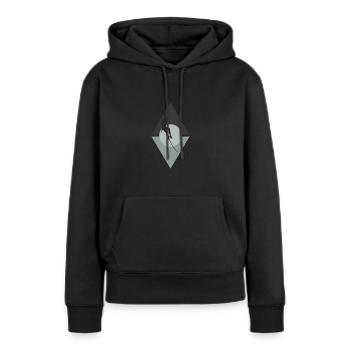 Seilklettern Felsklettern Alpinist - Frauen Premium Bio Hoodie - Schwarz - Vorne - Julia (174cm)