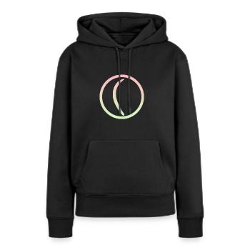 Bâton de lancer Boomerang Bâton de lancer - Sweat à capuche Premium bio Femme - noir - Devant - Julia (174cm)