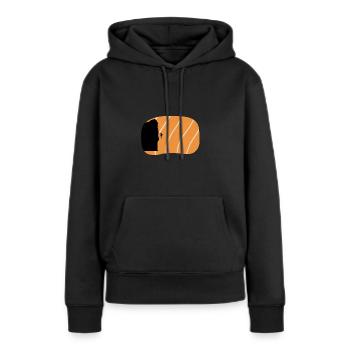 Klettern Alpinismus Alpinist - Frauen Premium Bio Hoodie - Schwarz - Vorne - Julia (174cm)