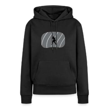 Climbing Mountaineer Climbing - Women’s Premium Organic Hoodie - black - Front - Julia (174cm)