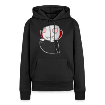 vampir - Frauen Premium Bio Hoodie - Schwarz - Vorne - Julia (174cm)